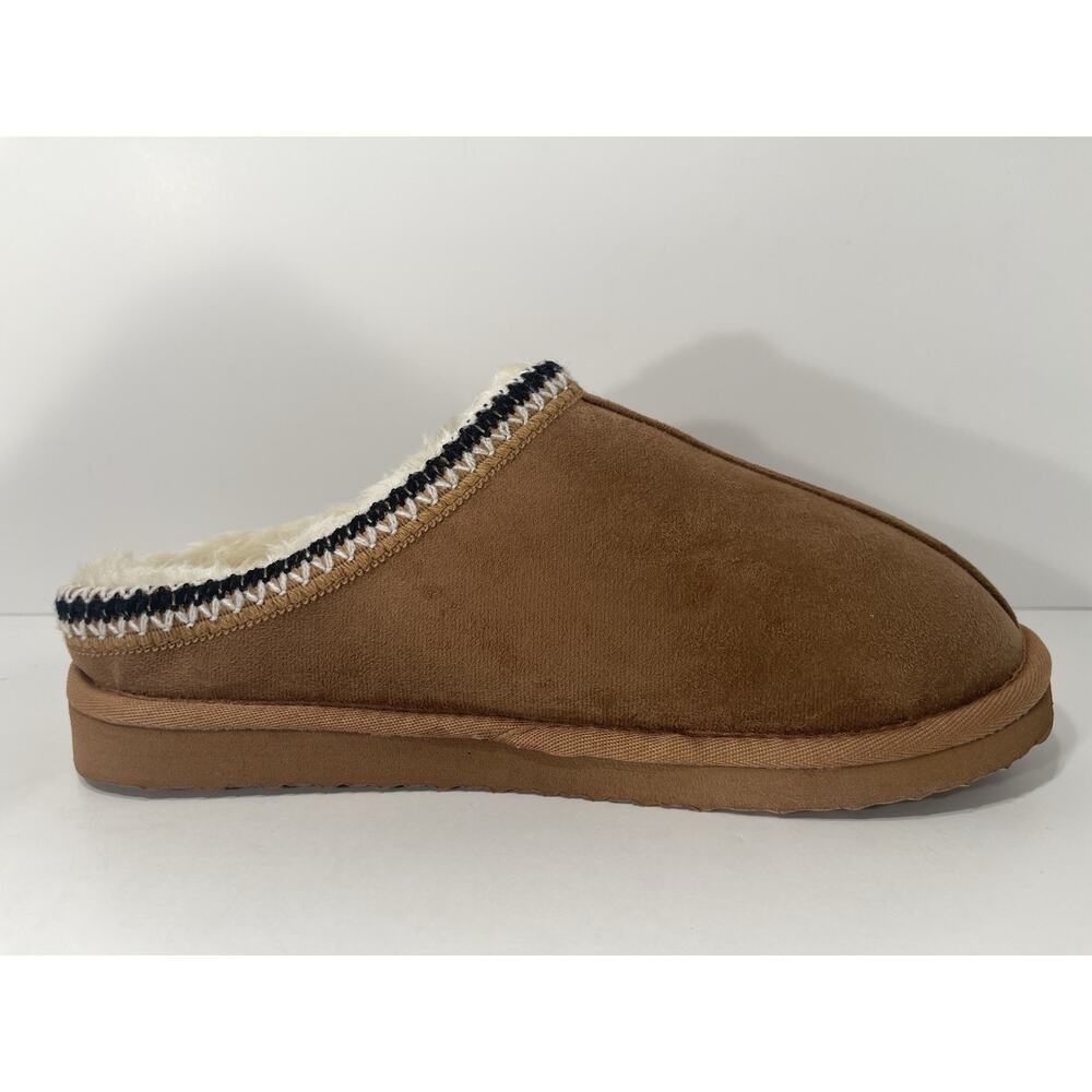 MarleyLilly Moccasins Brown Comfy House Slippers Faux Fur Women’s Size 10 - Picture 3 of 9